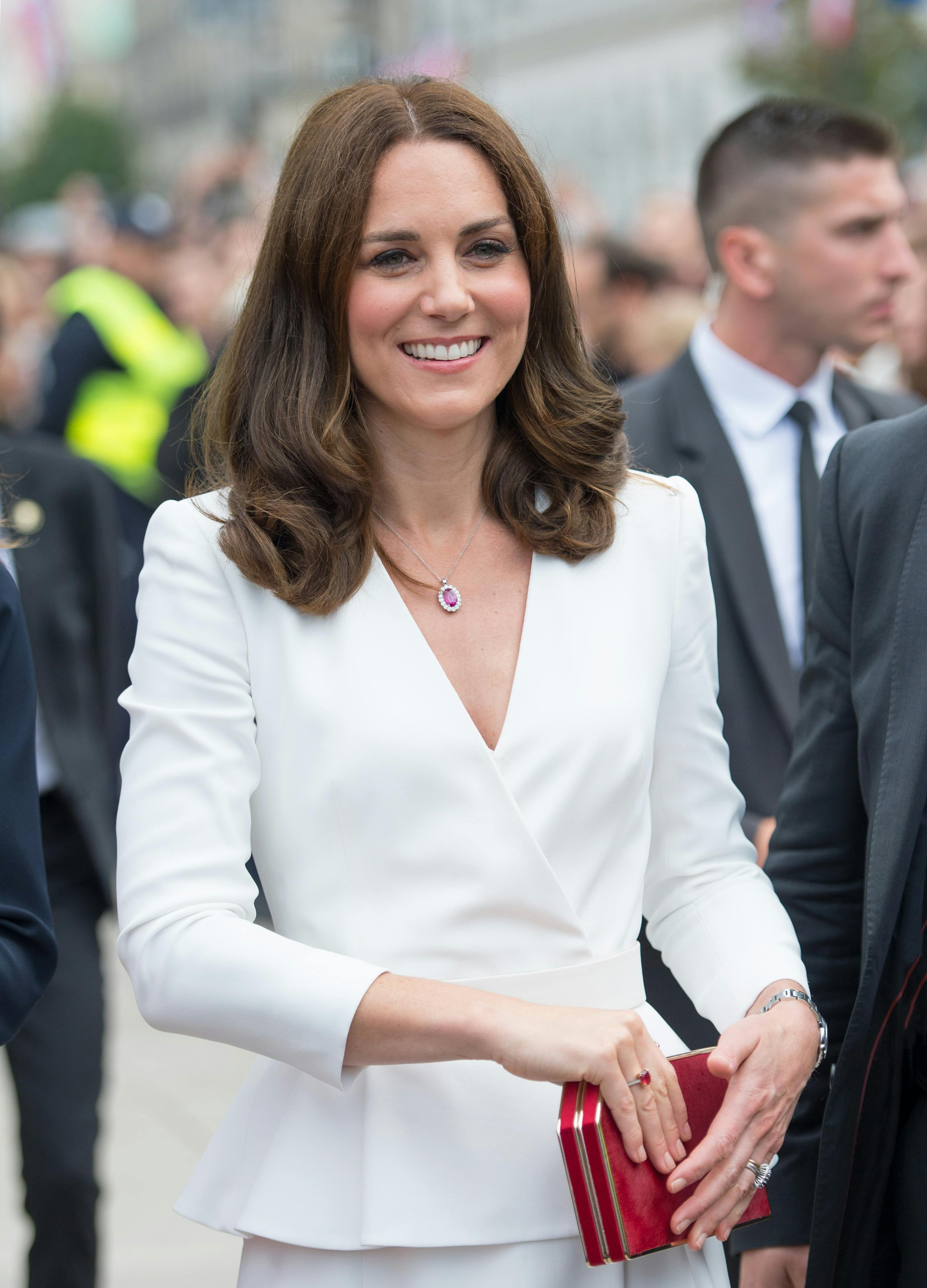 16 Times Kate Middleton Matched Her Outfit to Her Sapphire Engagement Ring  | CafeMom.com